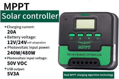 DS BS 10A MPPT Solar Controller