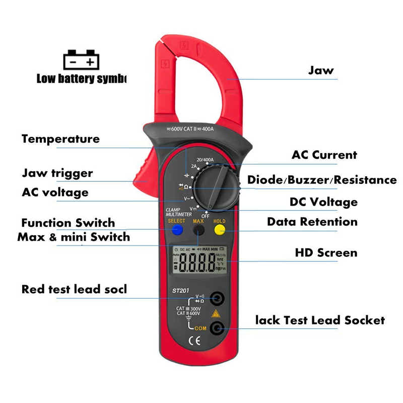 DS BS Digital Clamp Meter Multimeter