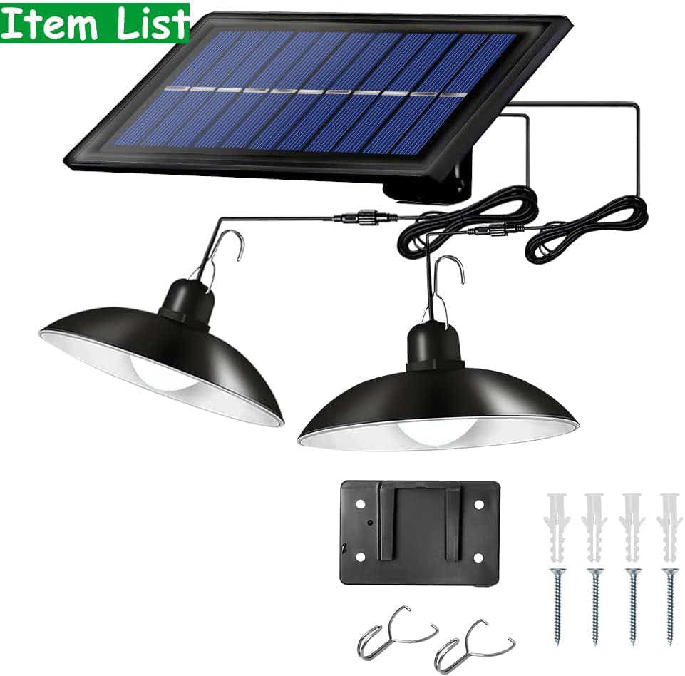 DS BS 2 Head Solar Pendant Light
