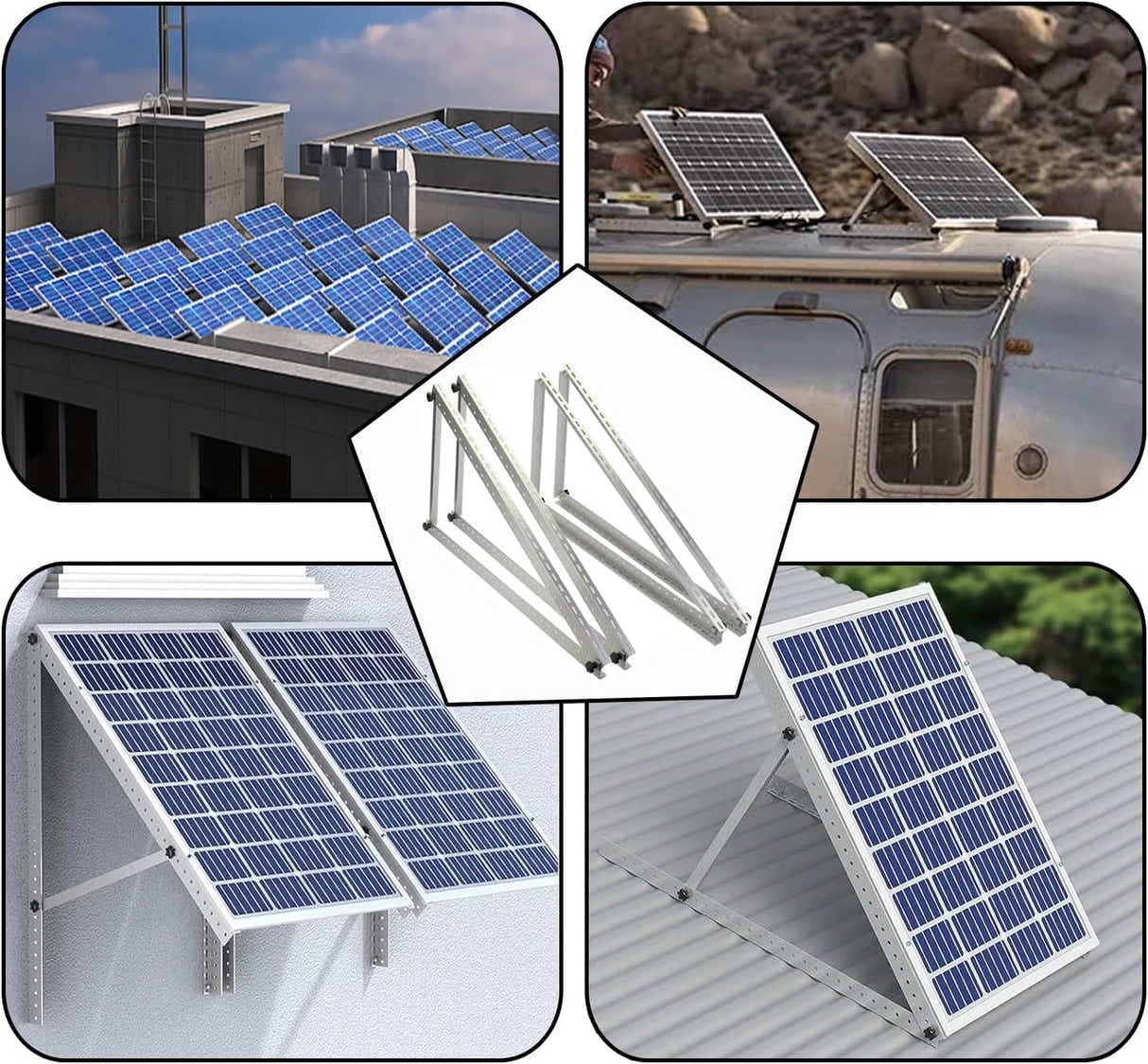 DS BS Adjustable Solar Panel Mounting Brackets