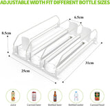 DS BS 3 Row Soda Can Dispenser with Spring Loaded Pusher