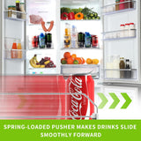 DS BS 3 Row Soda Can Dispenser with Spring Loaded Pusher