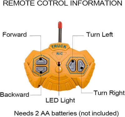 DS BS 4 Channel Remote Control Dump Truck with Trailer Toy