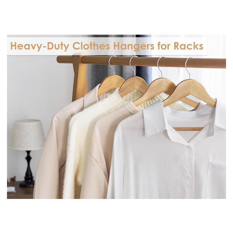 DS BS Wooden Hangers 10 Pack