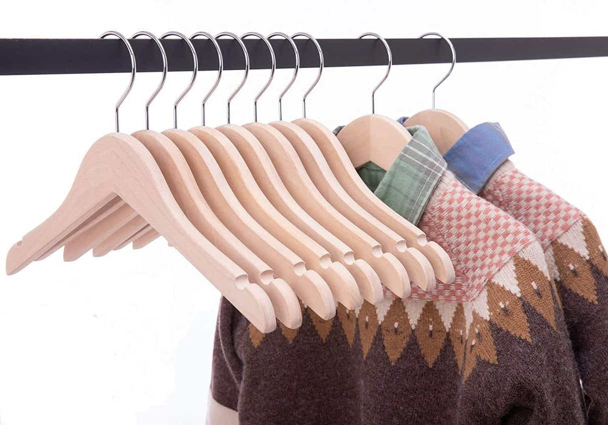 DS BS Pack of 10 32CM 360° Swivel Kids Hangers