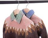 DS BS Pack of 10 32CM 360Â° Swivel Kids Hangers
