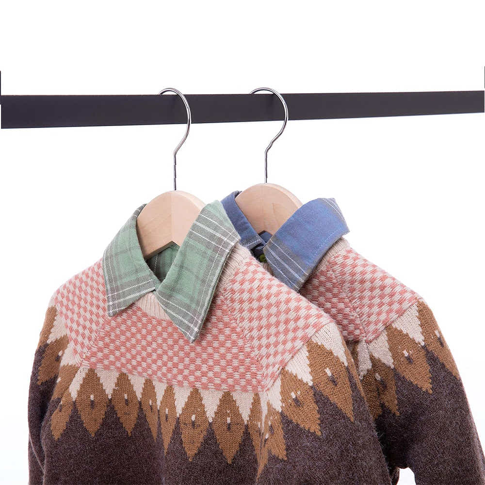 DS BS Pack of 10 32CM 360° Swivel Kids Hangers
