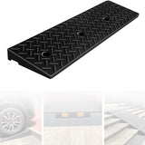 DS BS Heavy Duty Rubber Curb Ramp 100x30cm - Black
