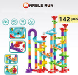 DS BS 142Pcs Piece DIY Marble Run Race Set