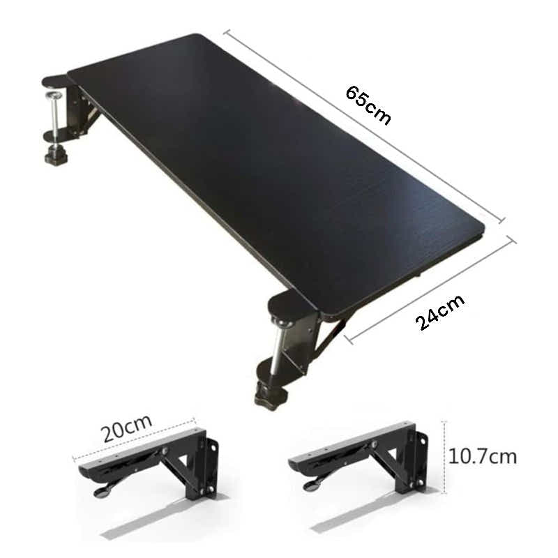 DS BS Foldable Desk Extender Tray PVC 65x24cm