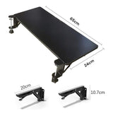 DS BS Foldable Desk Extender Tray PVC 65x24cm