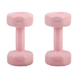 DS BS Set of 2 Dumbbells 1KG Each Pink