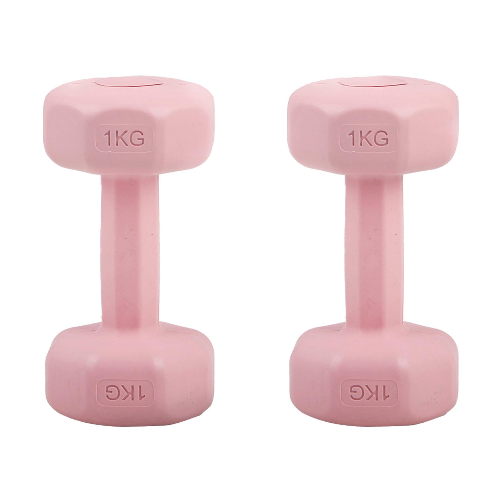DS BS Set of 2 Dumbbells 1KG Each Pink