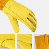 DS BS Thorn Proof Long Garden Gloves L -Yellow