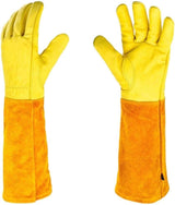 DS BS Thorn Proof Long Garden Gloves L -Yellow