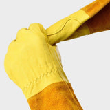 DS BS Thorn Proof Long Garden Gloves L -Yellow