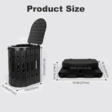 DS BS Portable Camping Toilet with Lid -41cm