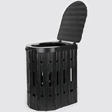 DS BS Portable Camping Toilet with Lid -41cm