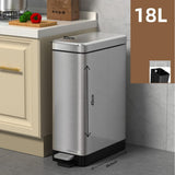 DS BS 18L Slim Kitchen Trash Can
