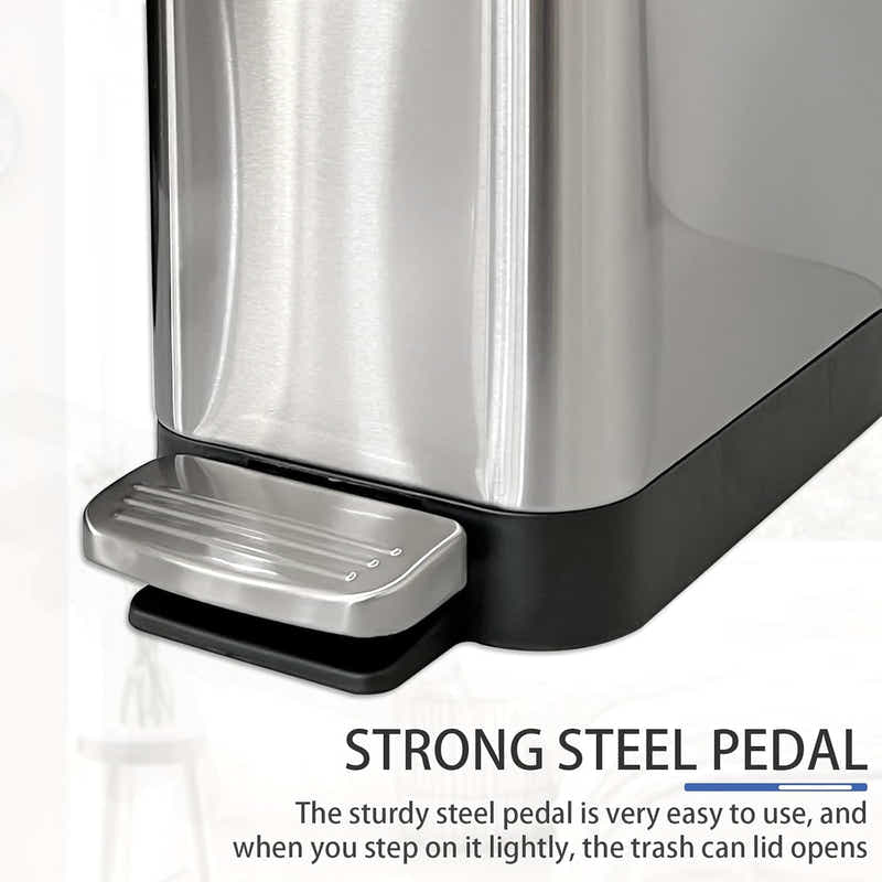 DS BS 15L Slim Kitchen Trash Can