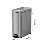 DS BS 10L Slim Kitchen Trash Can