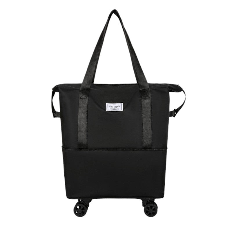 DS BS Expandable foldable duffel bag suitcase with Removable Wheels S ...