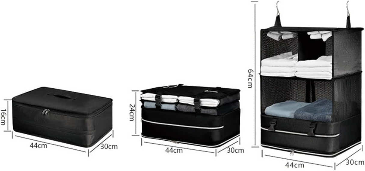 DS BS 3-Shelf Hanging Closet Organizer XL
