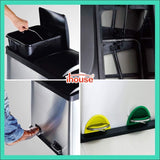 DS BS 30L Dual Compartment Trash Can