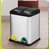 DS BS 30L Dual Compartment Trash Can