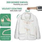 DS BS 50Pack Velvet Hangers -45cm White