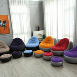 DS BS Inflatable Leisure Sofa Chair  Footstoo -Orange