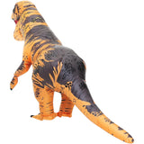 DS BS Inflatable T-Rex Costume – Brown Dinosaur Suit with Fan and Battery Box