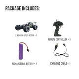 DS BS 2.4G Remote Control Off-Road Car 15km/h High Speed Racing Vehicle - Green