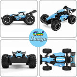 DS BS 2.4G Remote Control Off-Road Car 15km/h High Speed Racing Vehicle - Blue