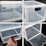 DS BS Fridge Lock Box Snack Storage Organizer with Combination Code