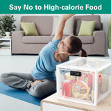 DS BS Fridge Lock Box Snack Storage Organizer with Combination Code