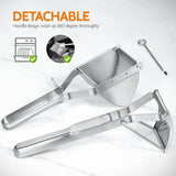 DS BS Stainless Steel Potato Ricer with Reinforced Handle Guard
