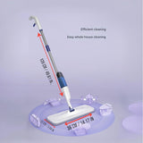 DS BS Flat Spray Mop Set – Includes 5 Microfiber Pads Scraper Water Tank