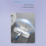 DS BS Flat Spray Mop Set – Includes 5 Microfiber Pads Scraper Water Tank