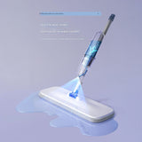 DS BS Flat Spray Mop Set – Includes 5 Microfiber Pads Scraper Water Tank