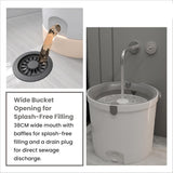 DS BS Spin Mop and Bucket Set – 360° Rotating Microfiber with Telescopic Handle