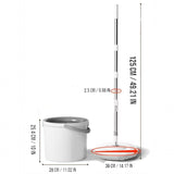 DS BS Spin Mop and Bucket Set – 360° Rotating Microfiber with Telescopic Handle