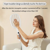 DS BS Electric Mosquito Swatter Rechargeable