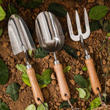 DS BS 3-Piece Stainless Steel Gardening Tool Set