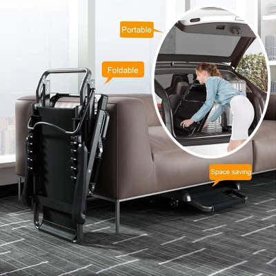 DS BS Foldable Reclining Lounge Chair with Pillow