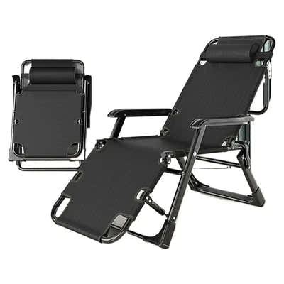 DS BS Foldable Reclining Lounge Chair with Pillow