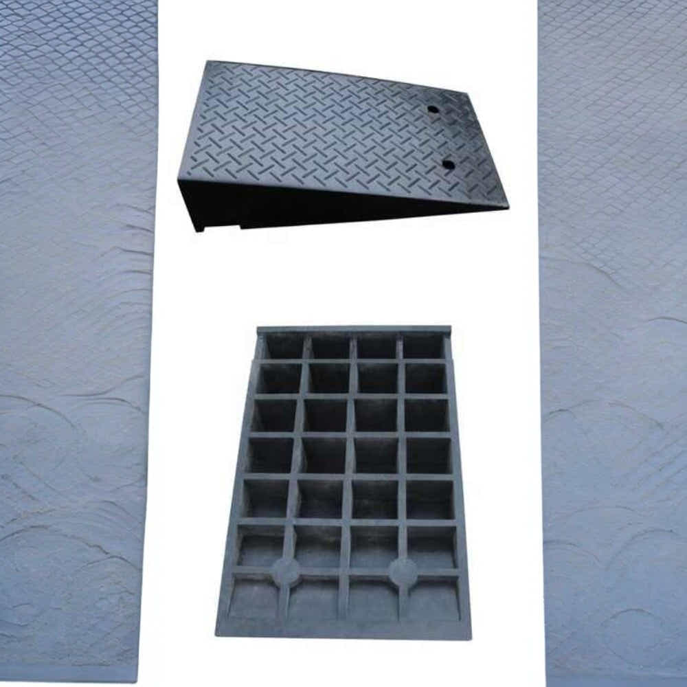 DS BS 19CM High Rubber Curb Ramp 48x78X19CM