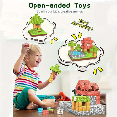 DS BS 100 PCS Magnetic Cube Block Set Construction Toy