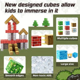 DS BS 100 PCS Magnetic Cube Block Set Construction Toy