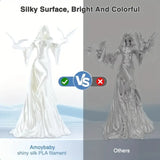 DS BS Silk PLA Filament 1.75mm 1KG for 3D Printer -White